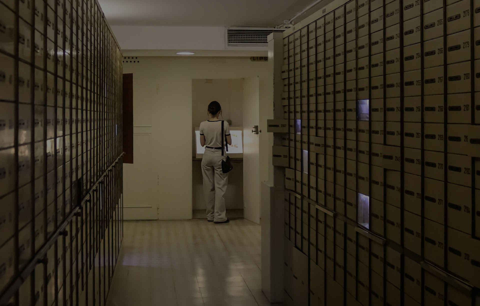 dark storage room